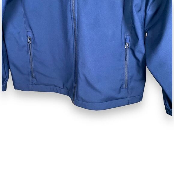 Columbia men’s navy jacket inner cinch waist fleece lined Large Winter - Picture 7 of 9